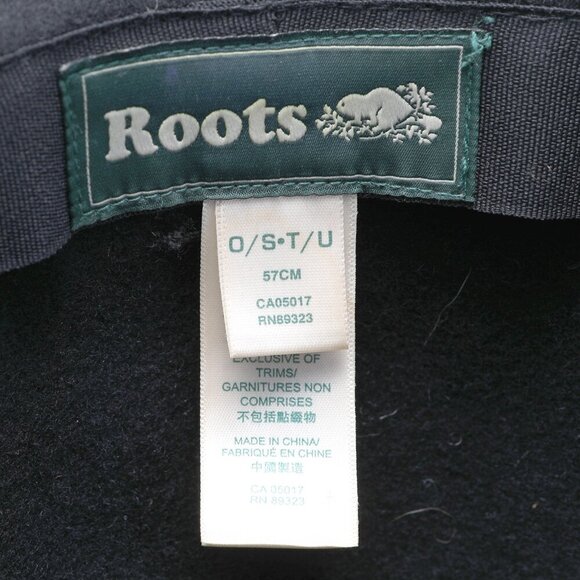 Roots Felted Wool Wide Brim Hat Roots Floppy Black Festival Boho Summer Concert - Picture 8 of 11